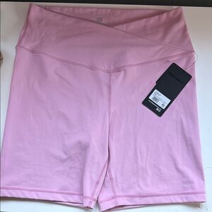 90 Degree By Reflex Light Pink Bike Shorts